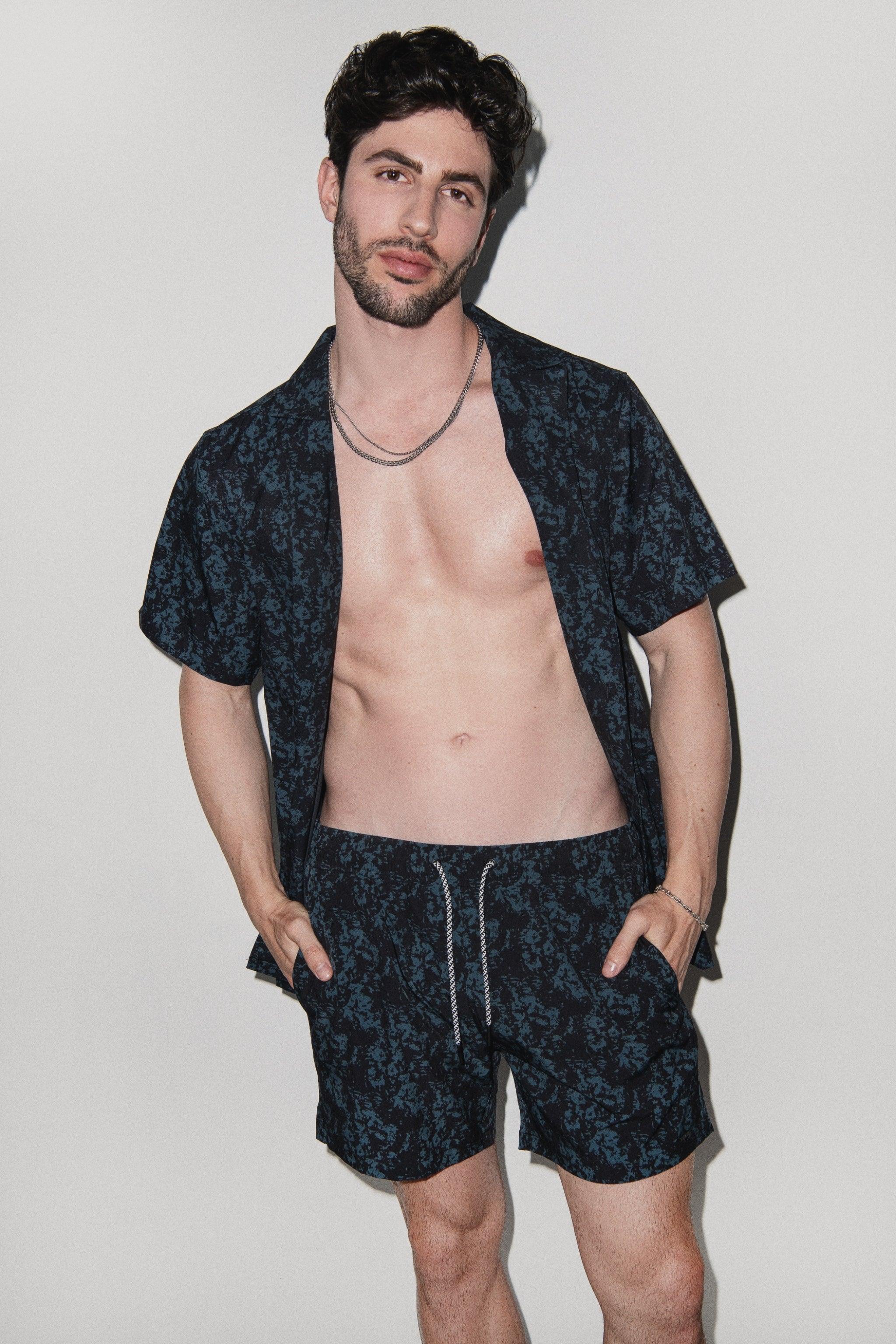 Saint Tropez Cabana Set Charcoal Haze - PLAYALUXE