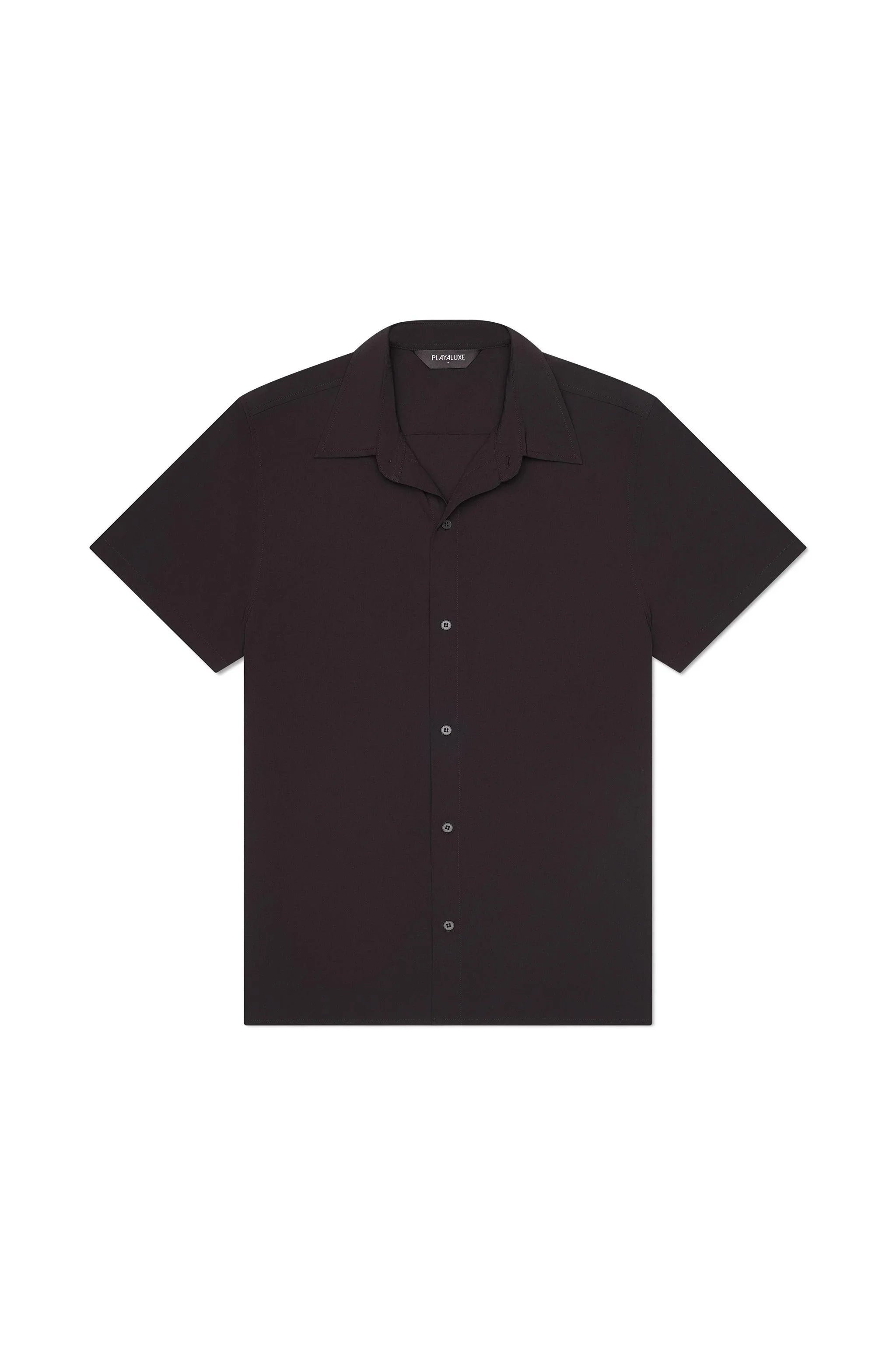 Todos Santos Classic Shirt Black - PLAYALUXE