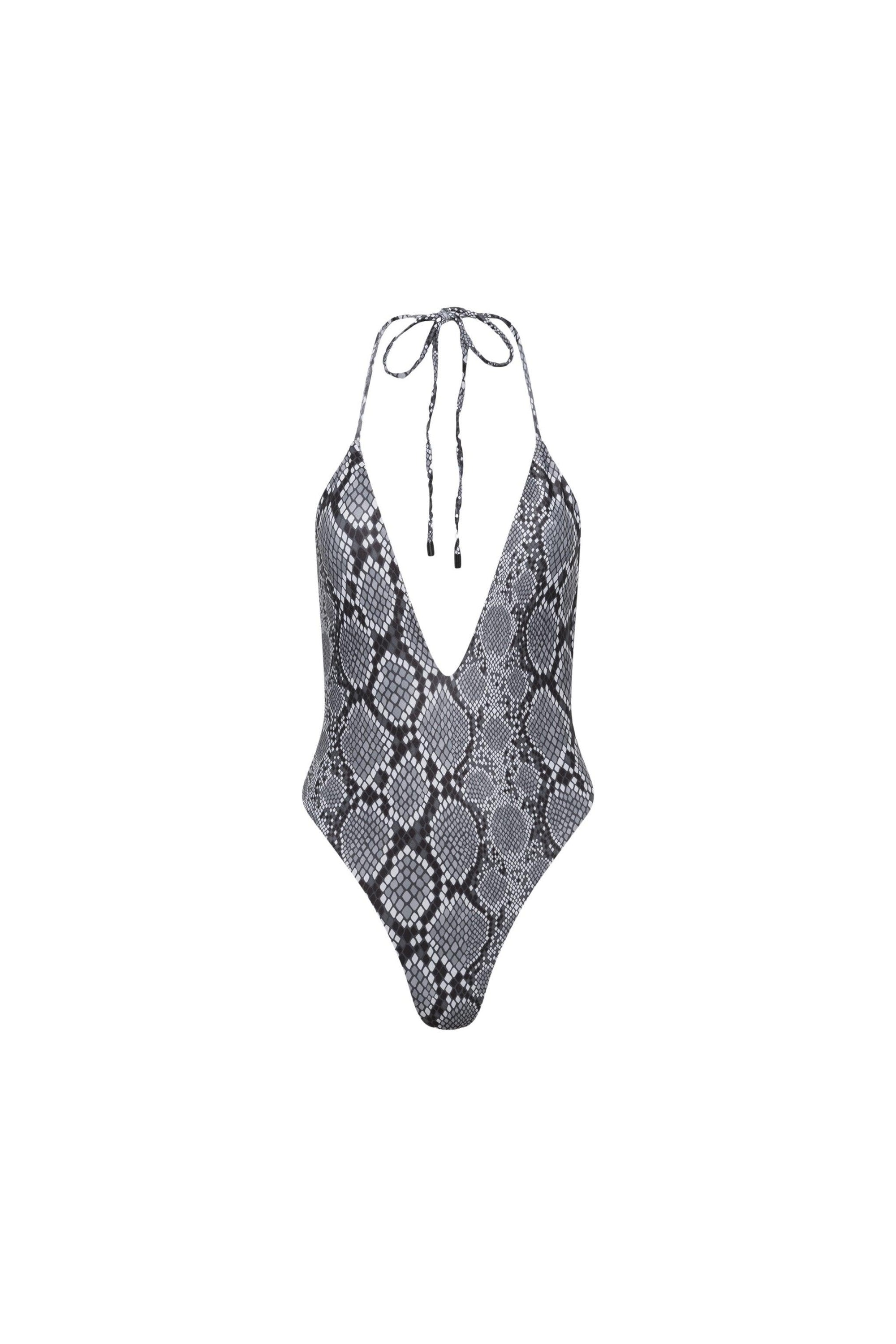 Los Cabos Deep V One Piece Snake - PLAYALUXE