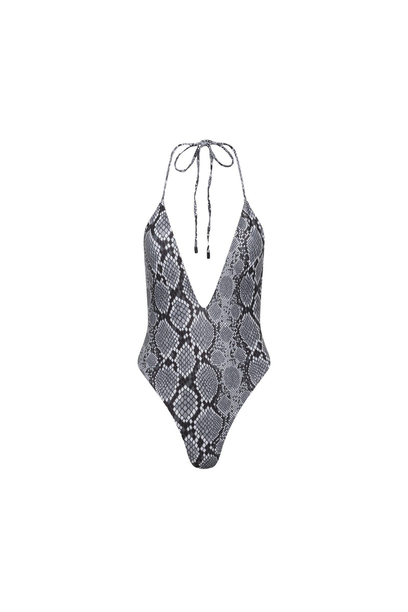 Los Cabos Deep V One Piece Snake - PLAYALUXE