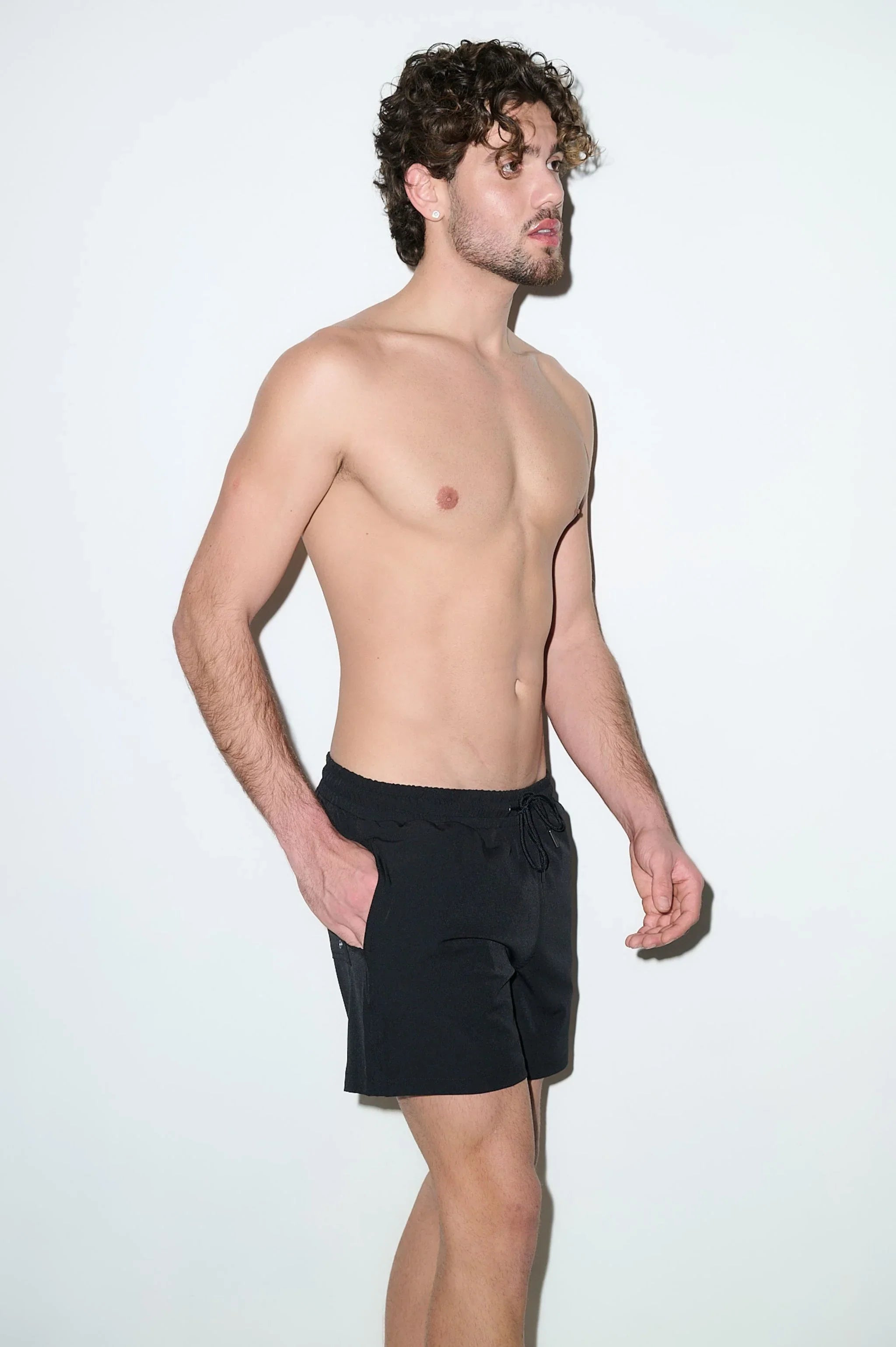 Tulum Volley Swim Trunk Onyx - PLAYALUXE