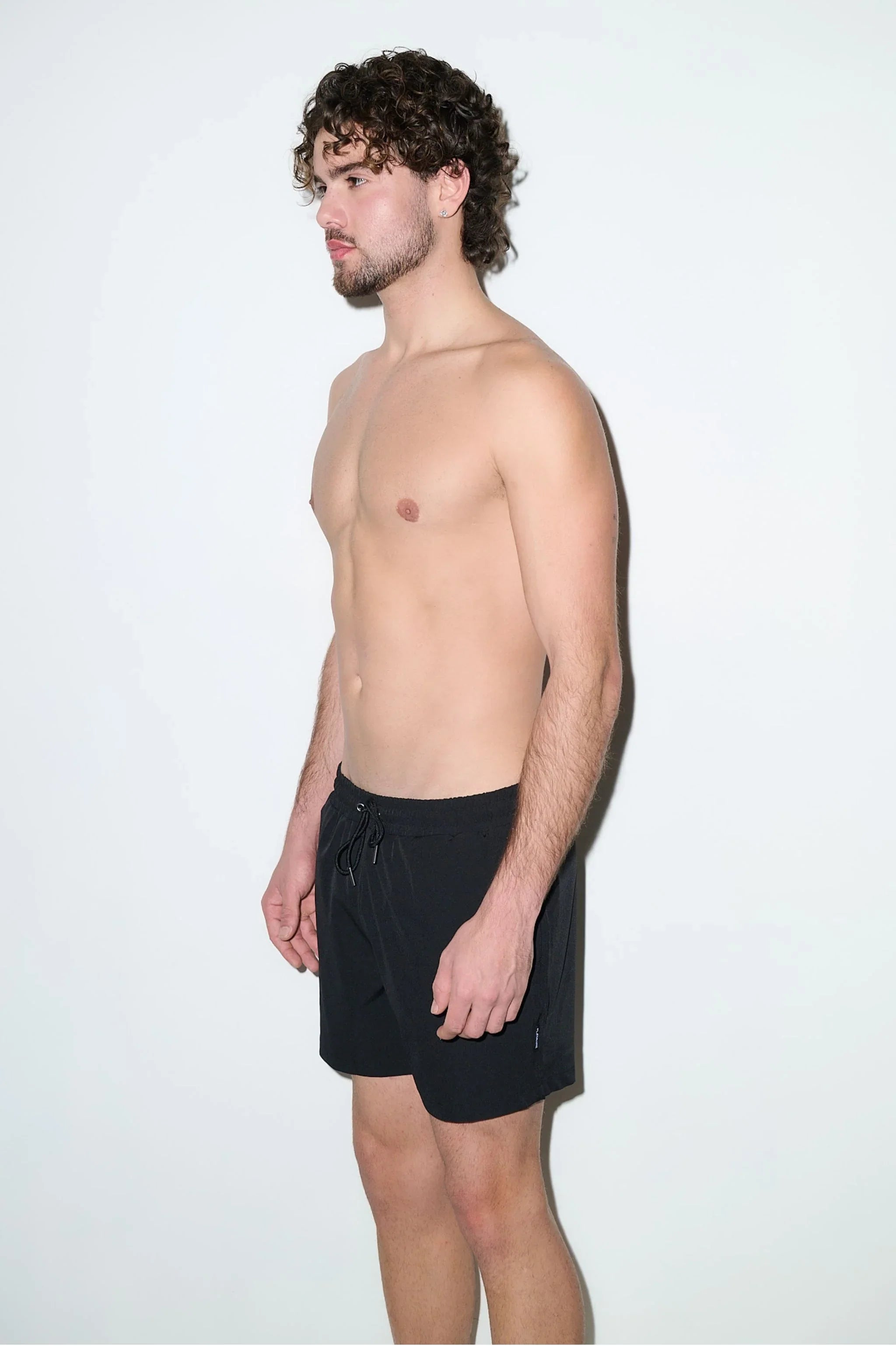 Tulum Volley Swim Trunk Onyx - PLAYALUXE