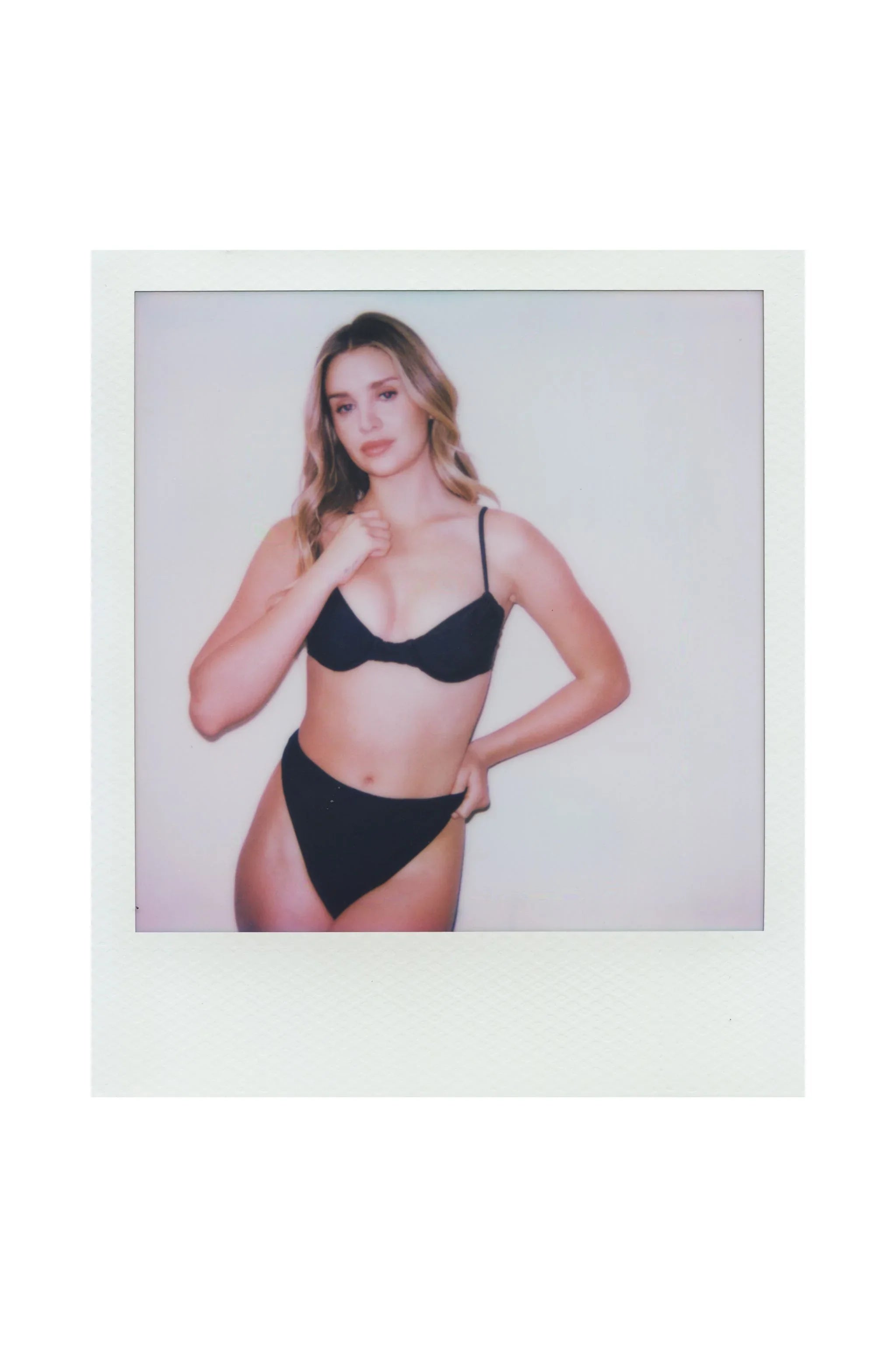 Capri Ruched Underwire High Waist Bikini Set Black - PLAYALUXE