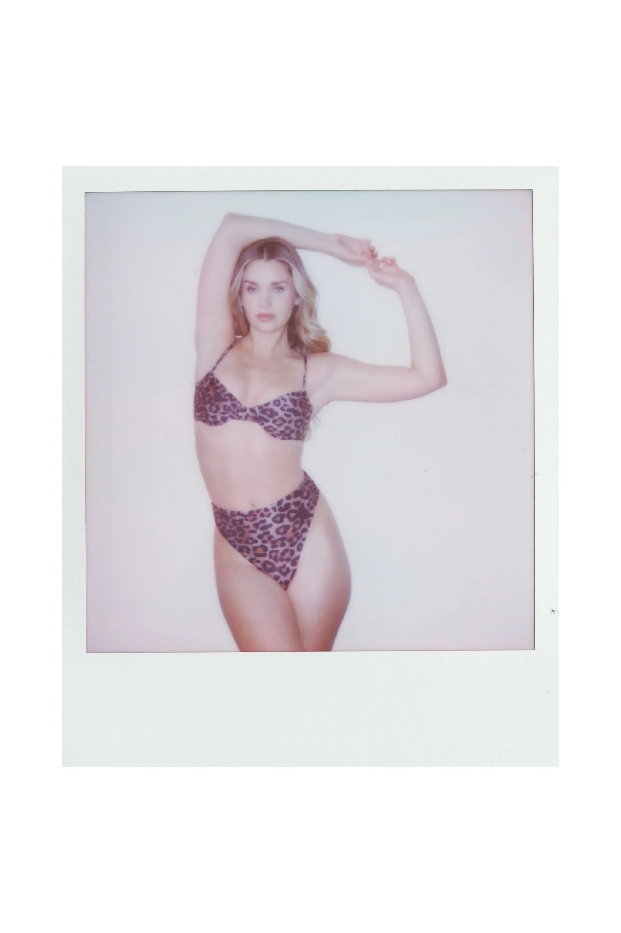 Capri Ruched Underwire High Waist Bikini Set Leopard - PLAYALUXE