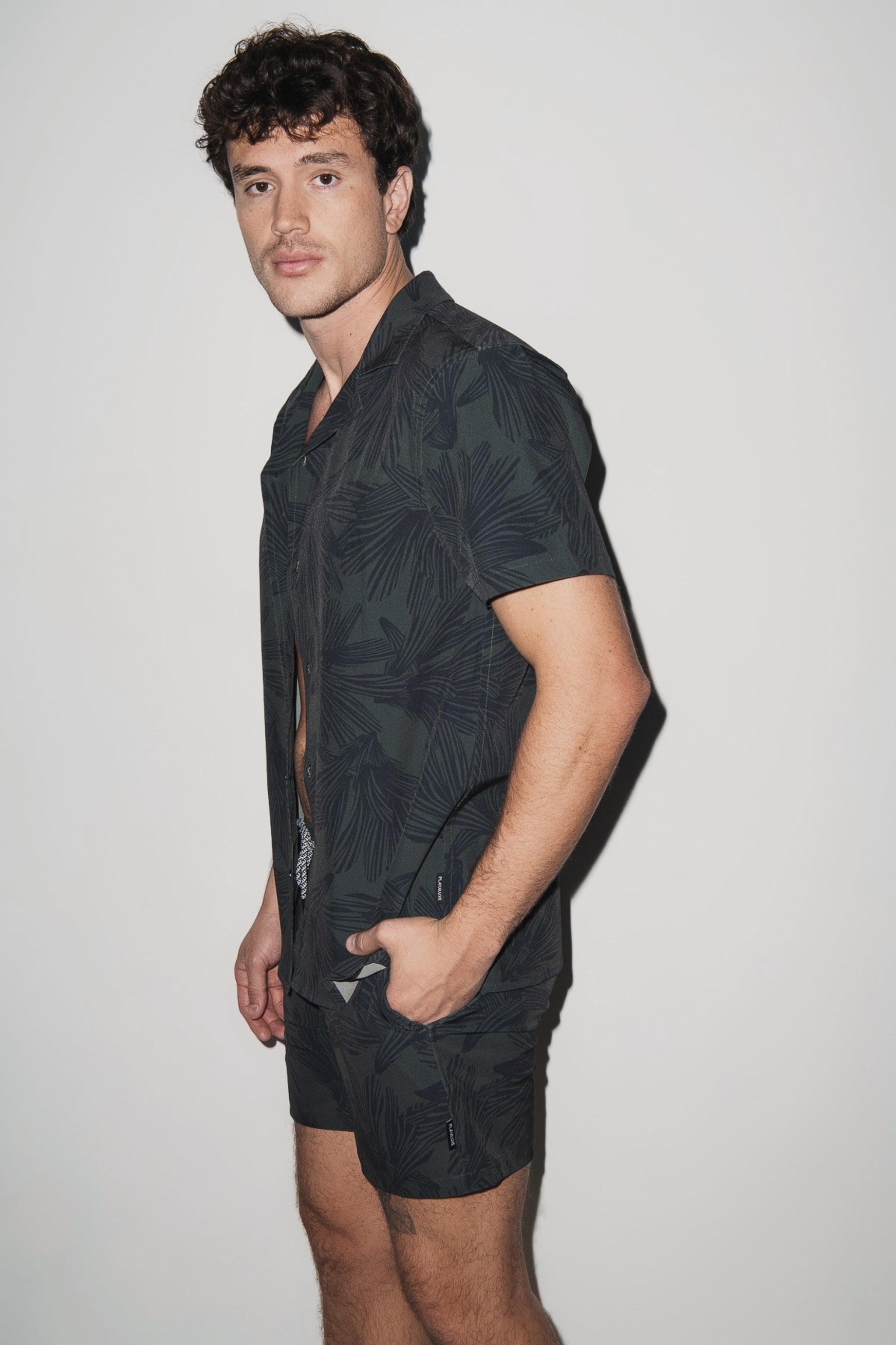 Saint Tropez Cabana Set Dark Olive - PLAYALUXE