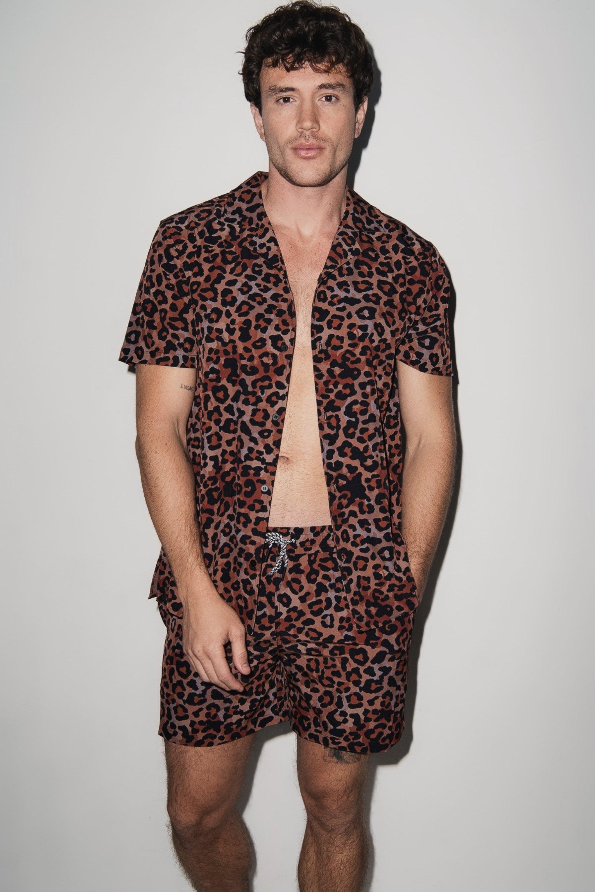 Saint Tropez Cabana Set Leopard - PLAYALUXE