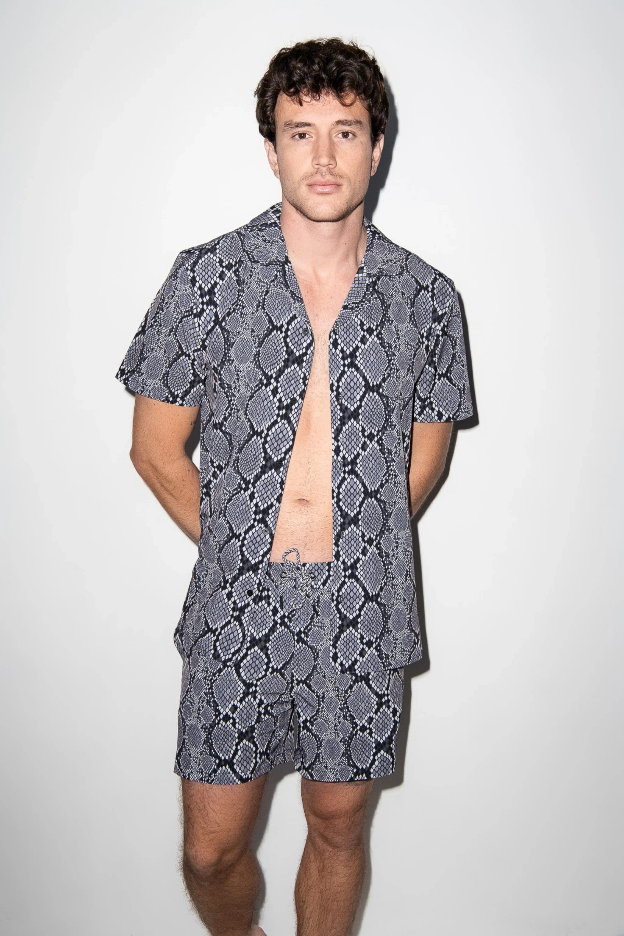 Saint Tropez Cabana Shirt Snake - PLAYALUXE