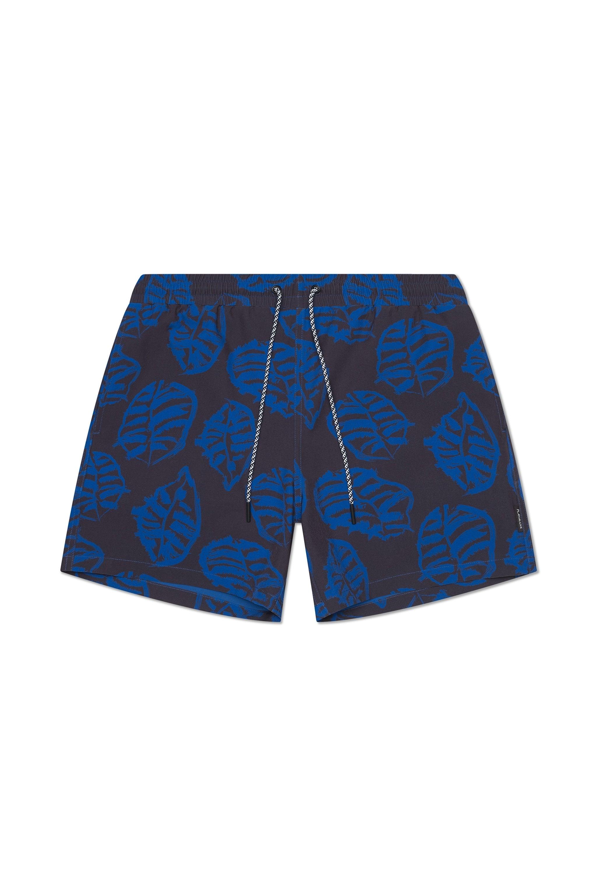 Tulum 5-Inch Swim Trunk Blue Batik