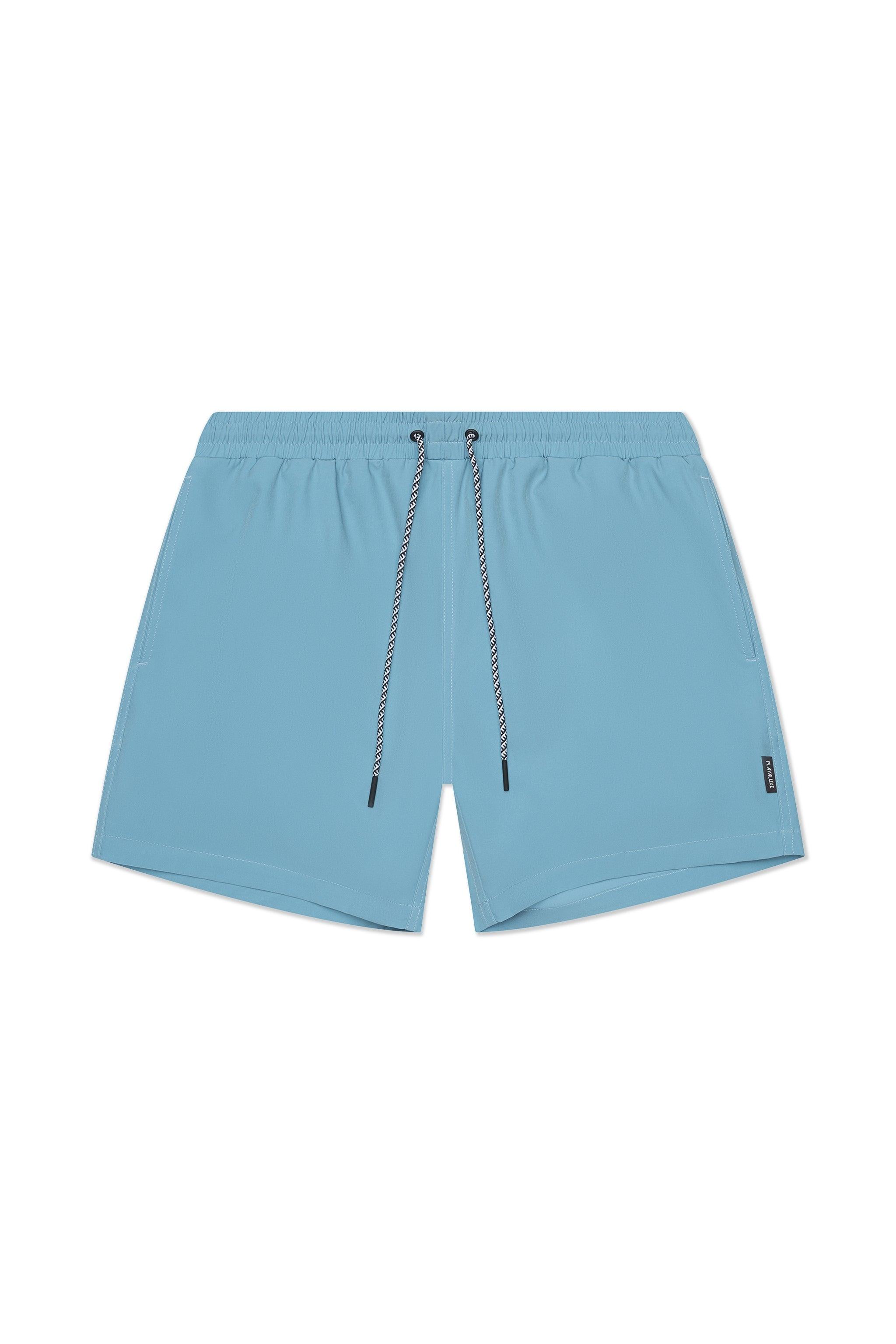 Tulum Volley Swim Trunk Sky Blue - PLAYALUXE