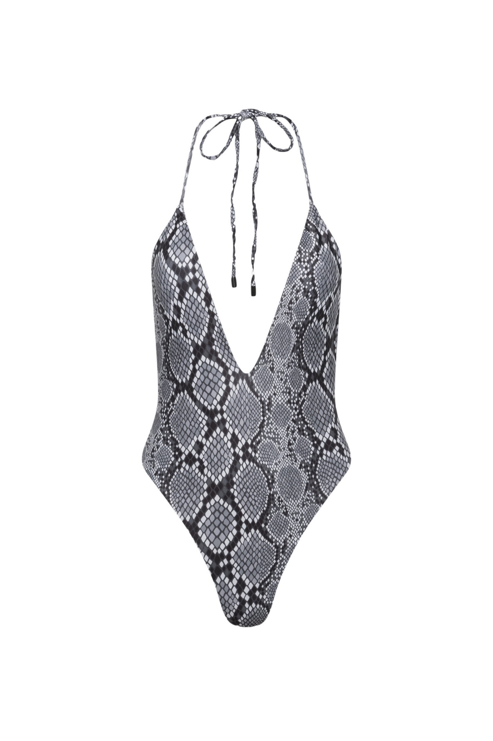 Los Cabos Deep V One Piece Snake - PLAYALUXE