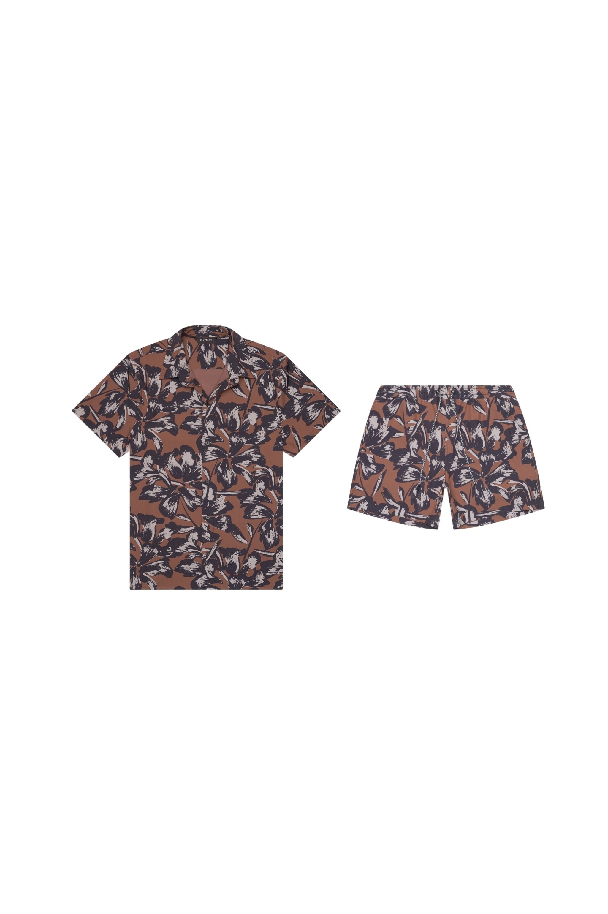 Todos Santos Cabana Set Tobacco Flower - PLAYALUXE