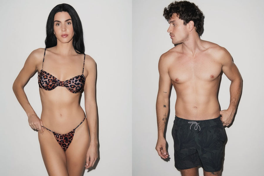 Women's and men's swimwear 2026 worn and styled