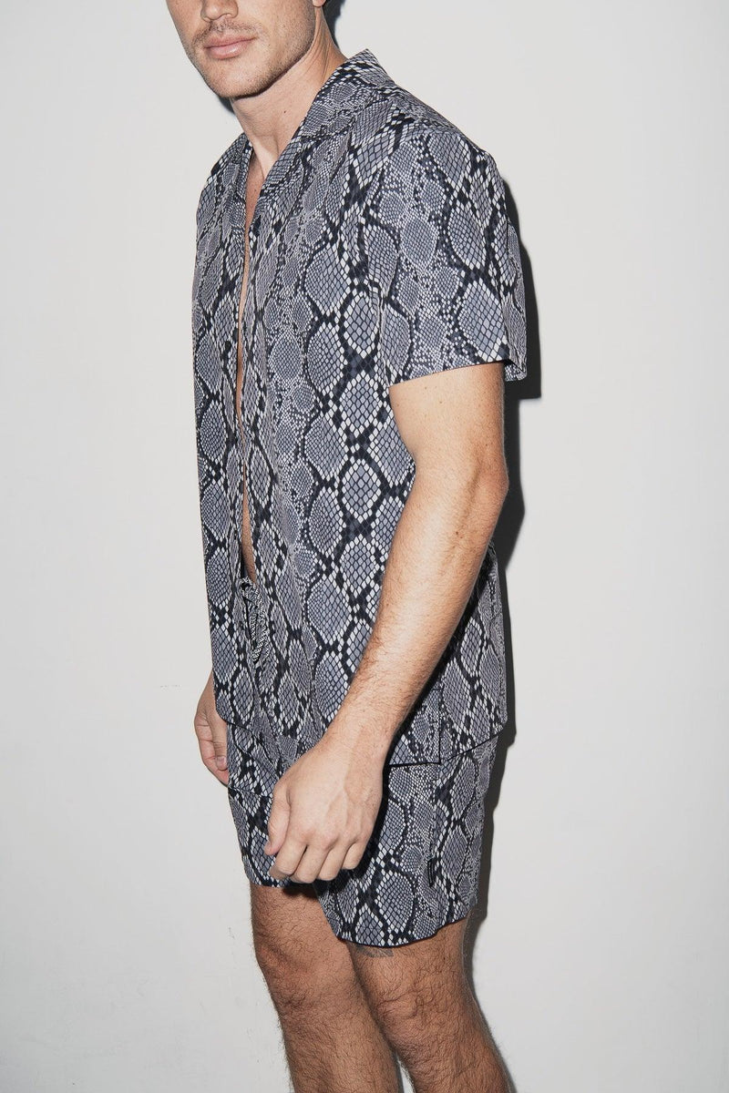Snake Print Cabana Set - PLAYALUXE
