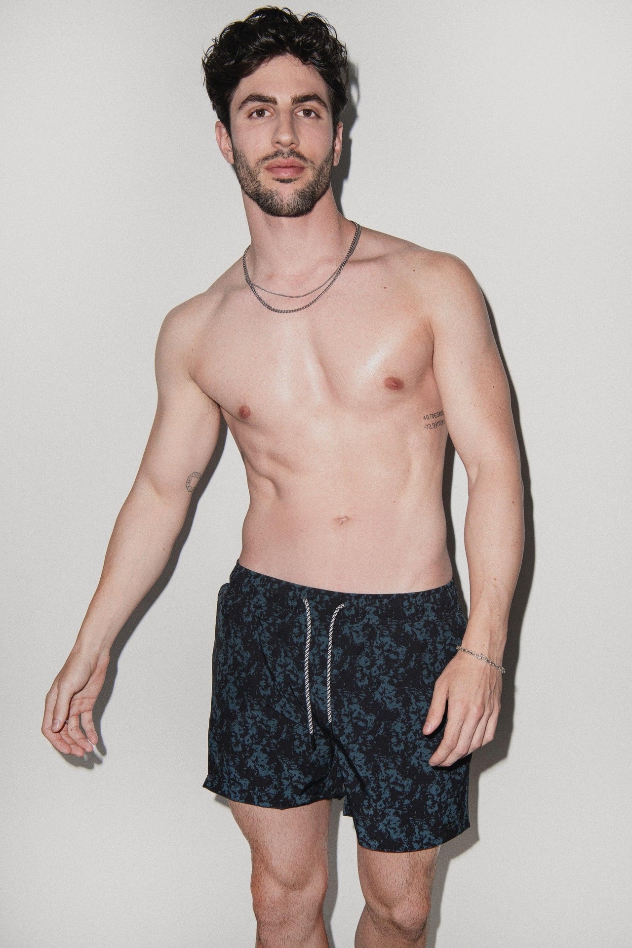 Charcoal Haze Volley Swim Trunk - PLAYALUXE