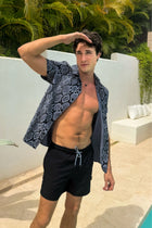 Saint Tropez Cabana Shirt Snake - PLAYALUXE