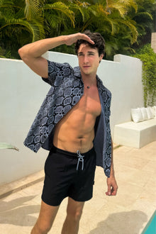 Saint Tropez Cabana Shirt Snake - PLAYALUXE