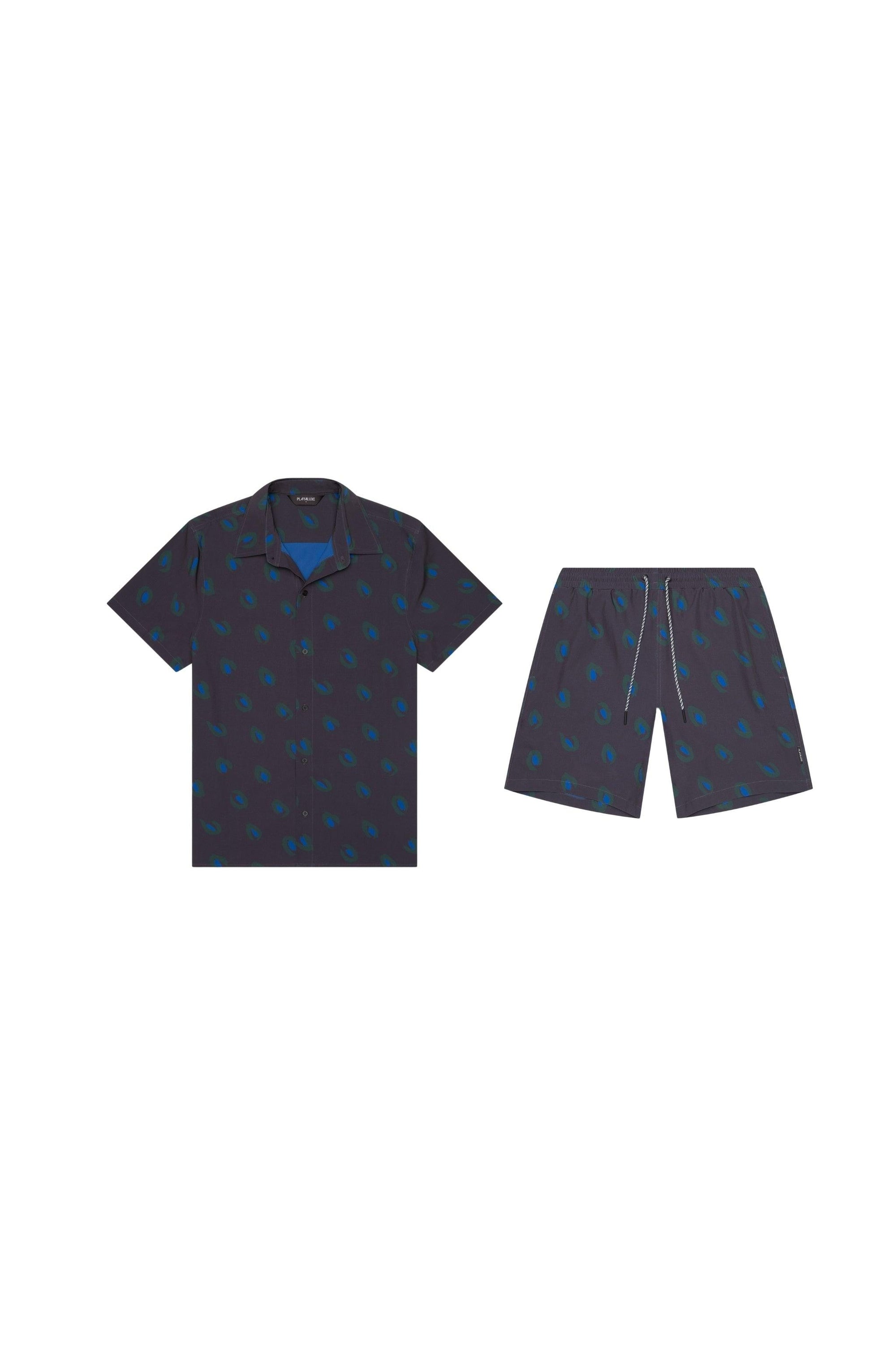 Todos Santos Cabana Set Blue Dot