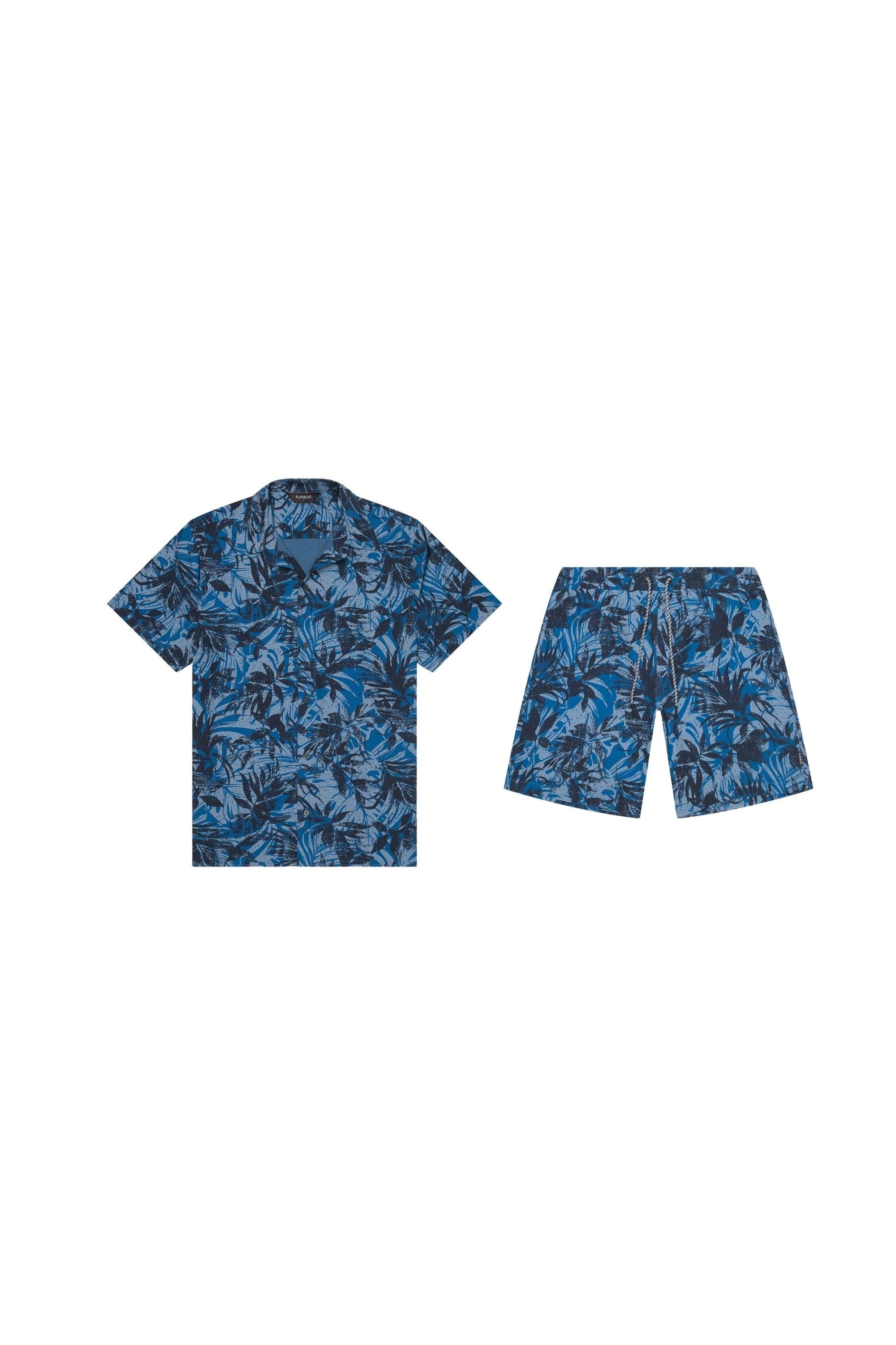 Todos Santos Cabana Set Denim Palm