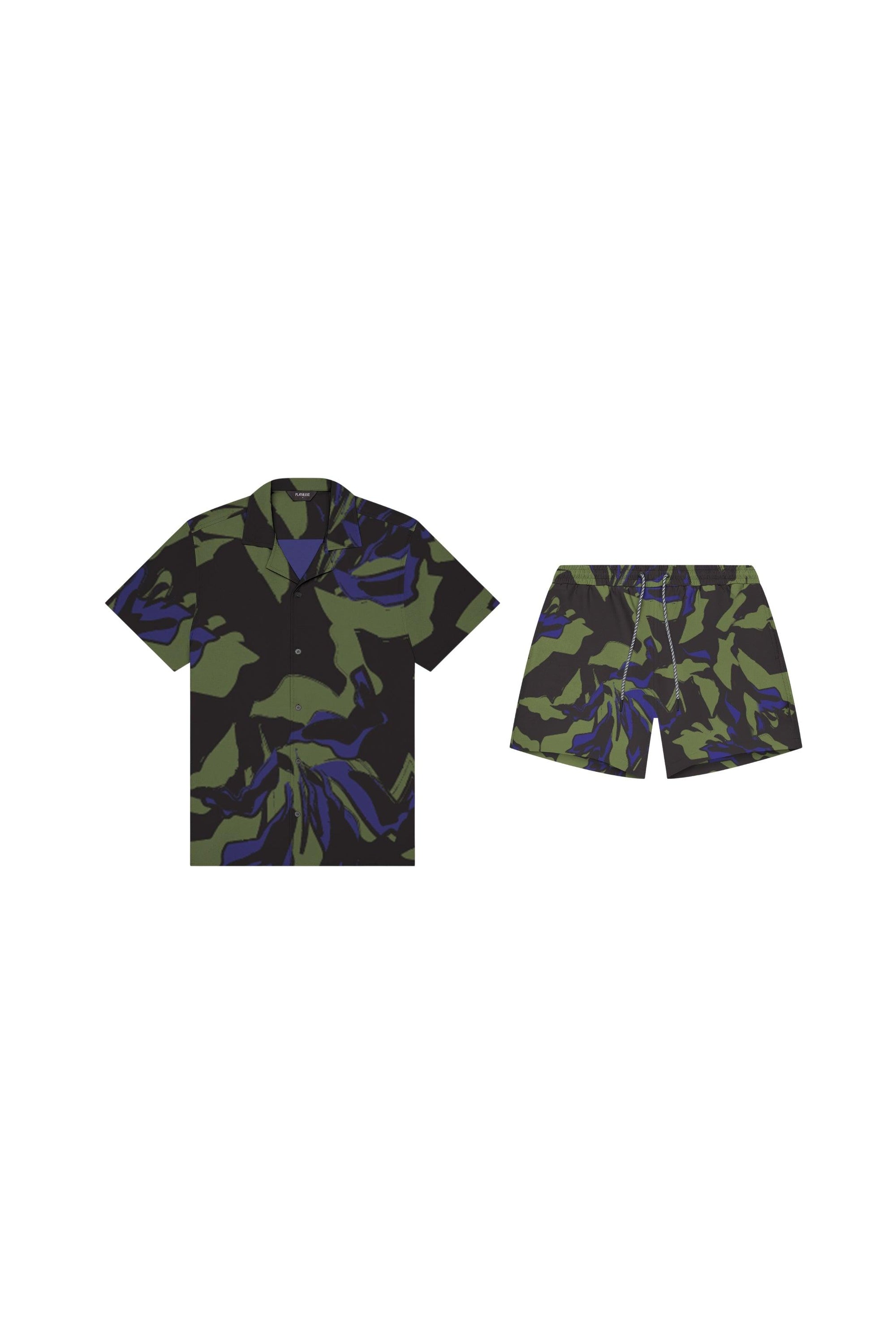 Saint Tropez Cabana Set Green Botanical
