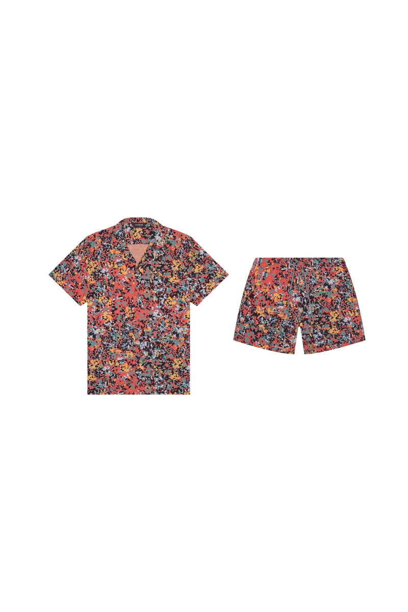 Saint Tropez Cabana Set Pink Confetti Floral
