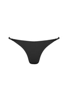 Laguna Adjustable Thong Bikini Bottom Black