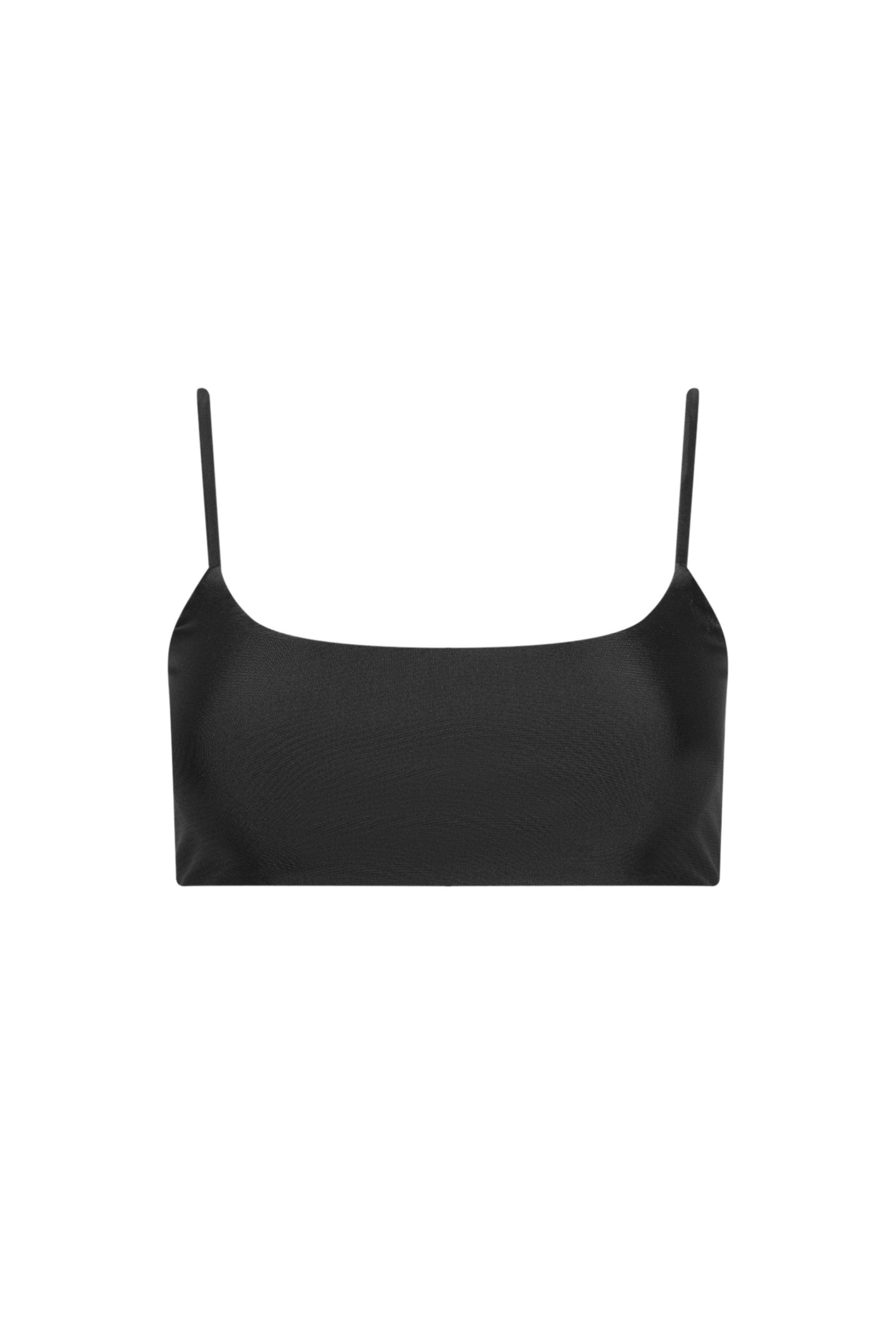 Laguna Seamless Bralette Bikini Top Black