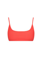 Malibu String Tie Bralette Bikini Top Red