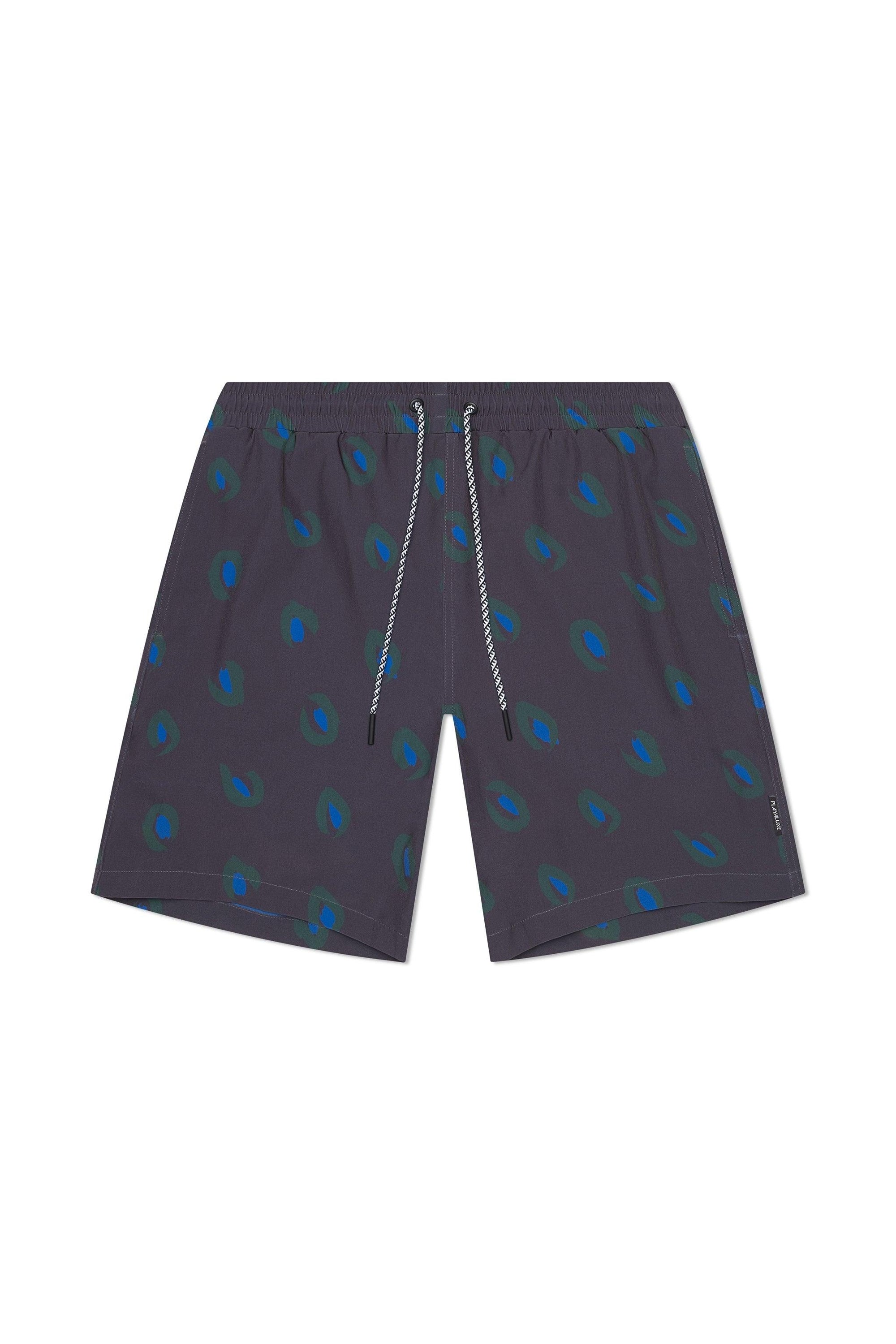 Marbella Classic Swim Trunk Blue Dot