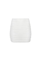 Maui Mesh Mini Skirt White