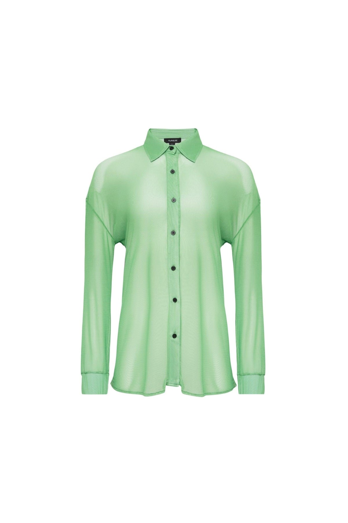 PLAYALUXE Mykonos Mesh Shirt - Green