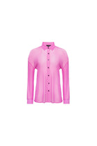 Mykonos Long Sleeve Mesh Shirt Pink