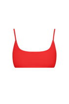 Malibu Bralette Bikini Top Red - PLAYALUXE