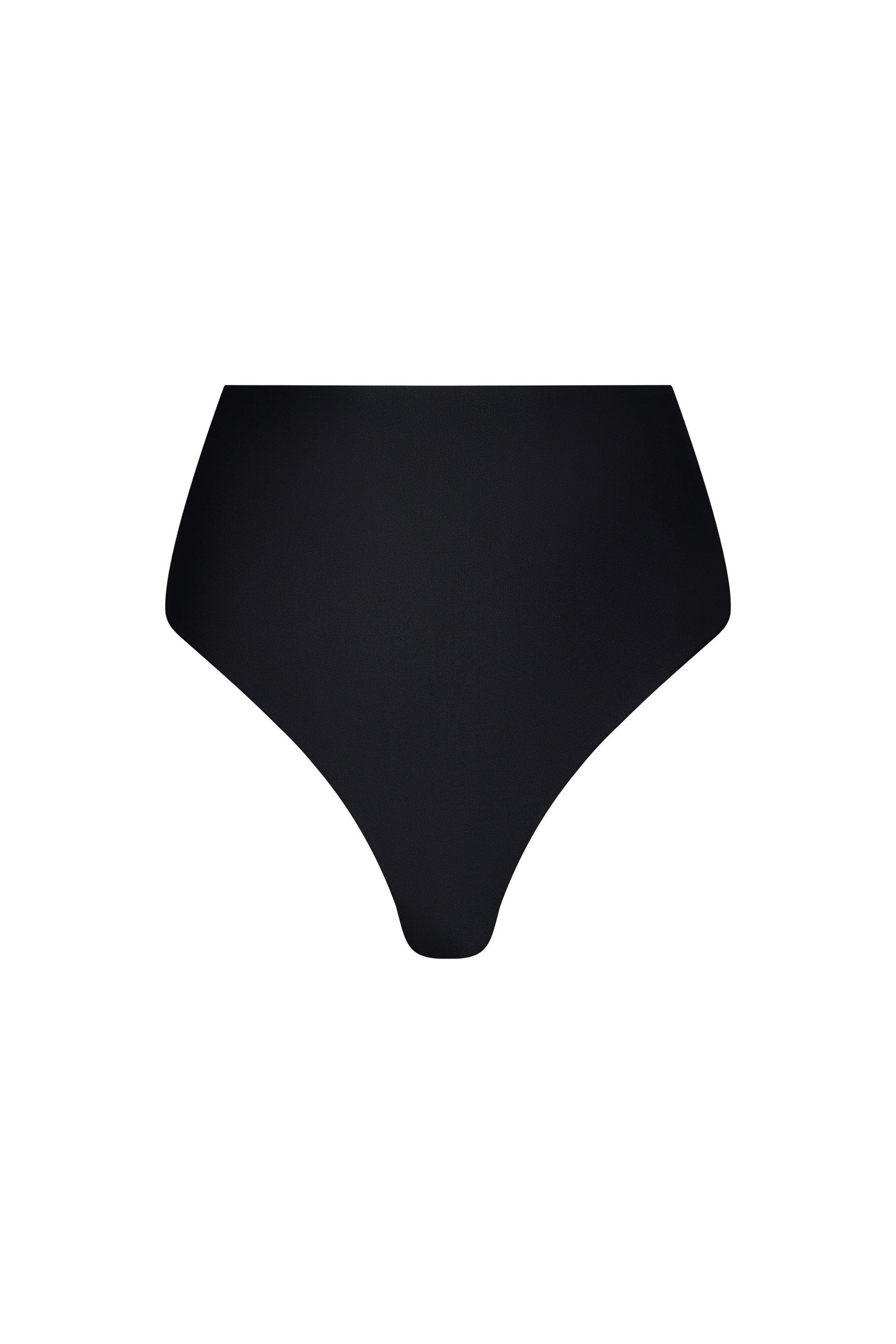 Black High Waist Bikini Bottom