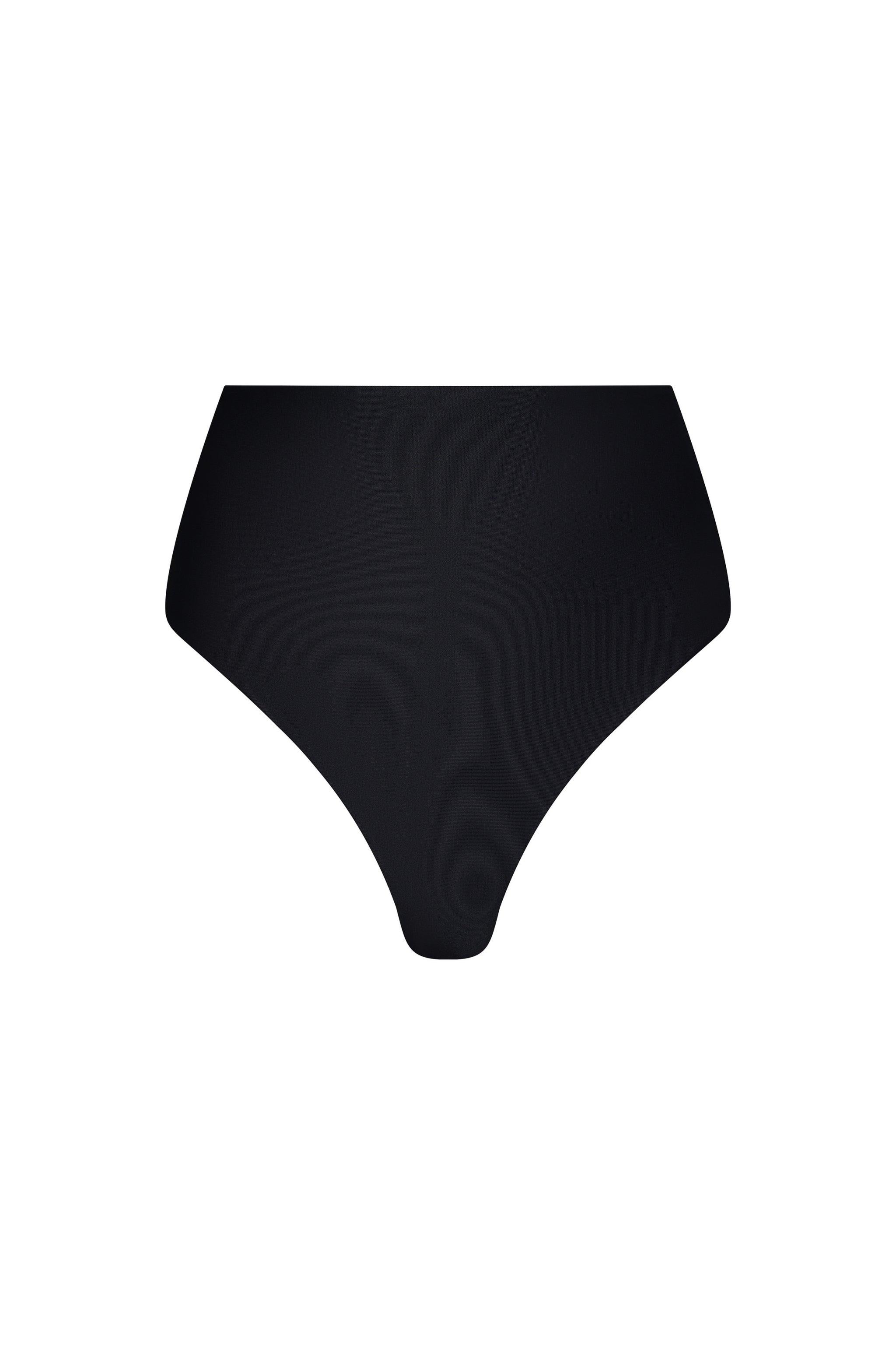 Black High Waist Bikini Bottom
