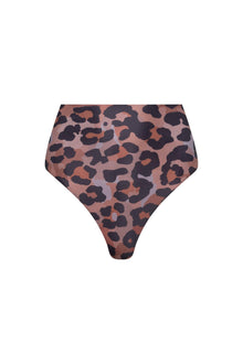 Leopard High Waist Bikini Bottom