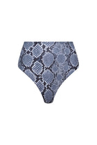 Snake High Waisted Bikini Bottom