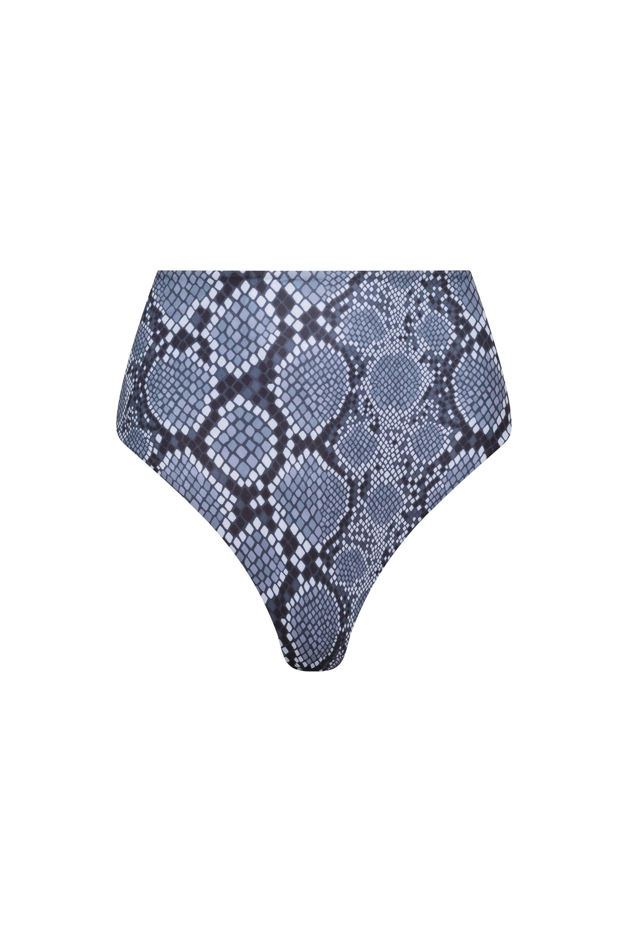 Snake High Waisted Bikini Bottom