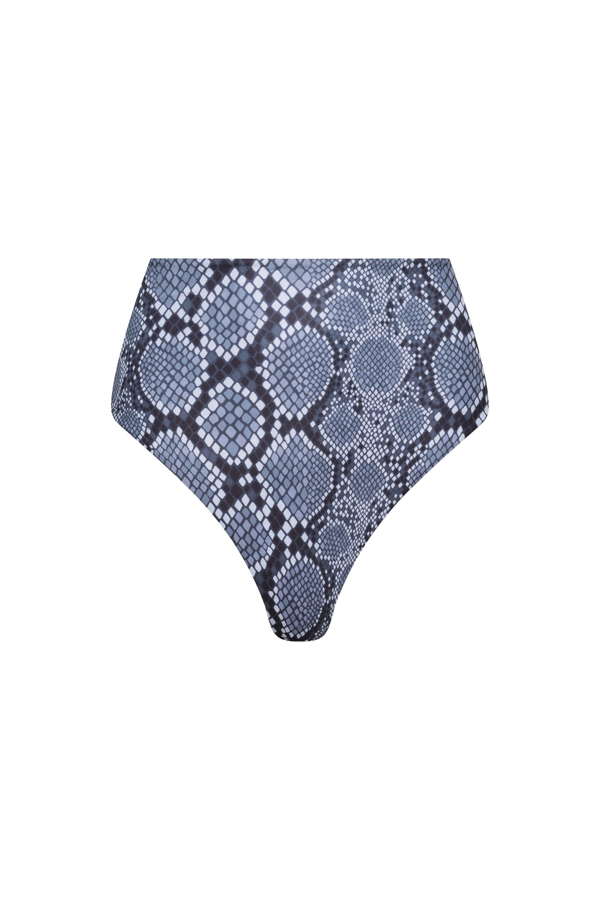 Snake High Waisted Bikini Bottom