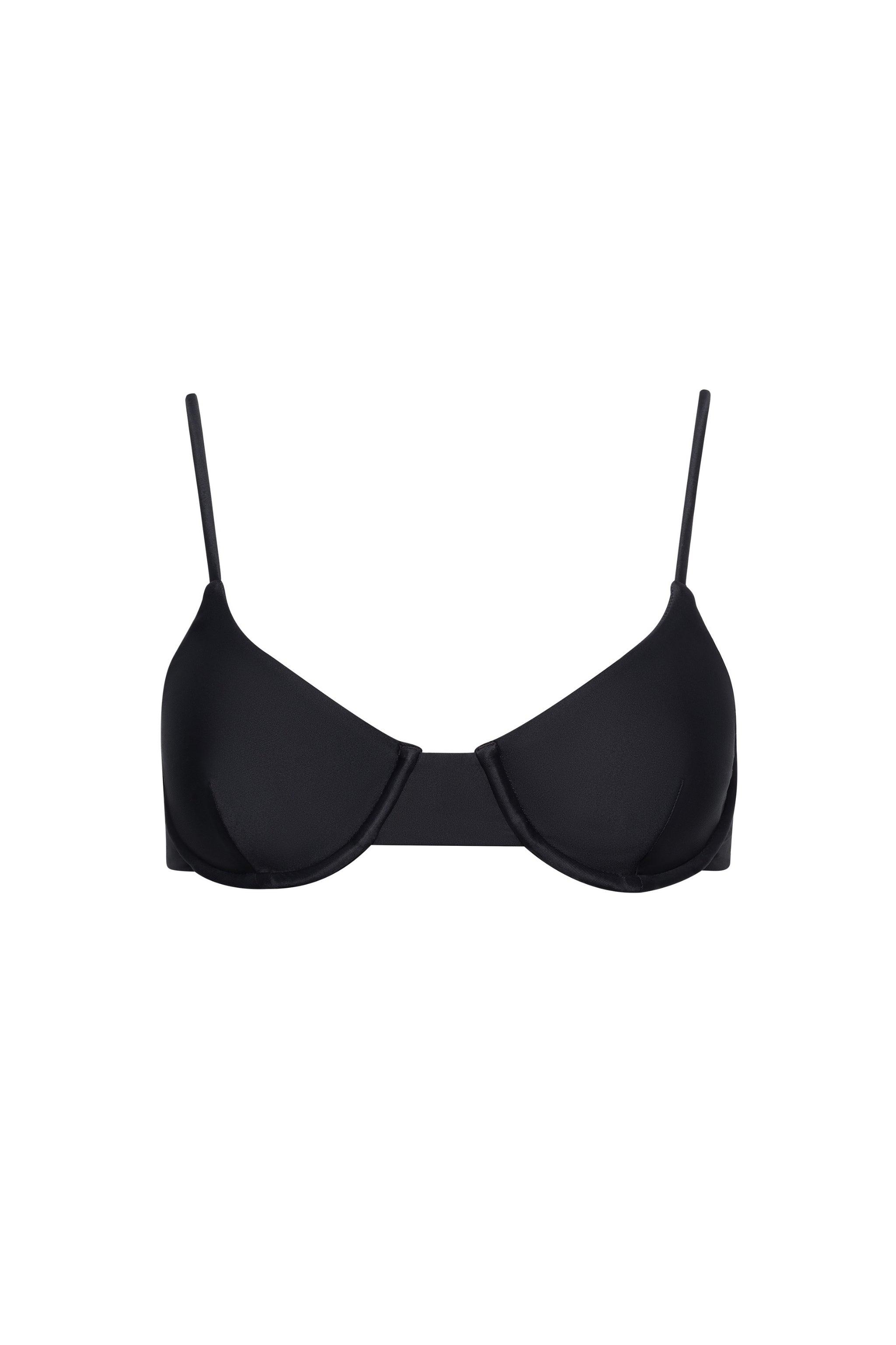 Black Underwire Bikini Top