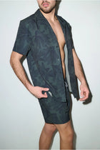 Saint Tropez Cabana Set Dark Olive - PLAYALUXE