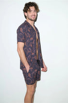 Saint Tropez Cabana Set in Espresso Brown - PLAYALUXE