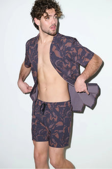 Saint Tropez Cabana Set in Espresso Brown - PLAYALUXE