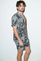 Saint Tropez Cabana Shirt Light Fern - PLAYALUXE