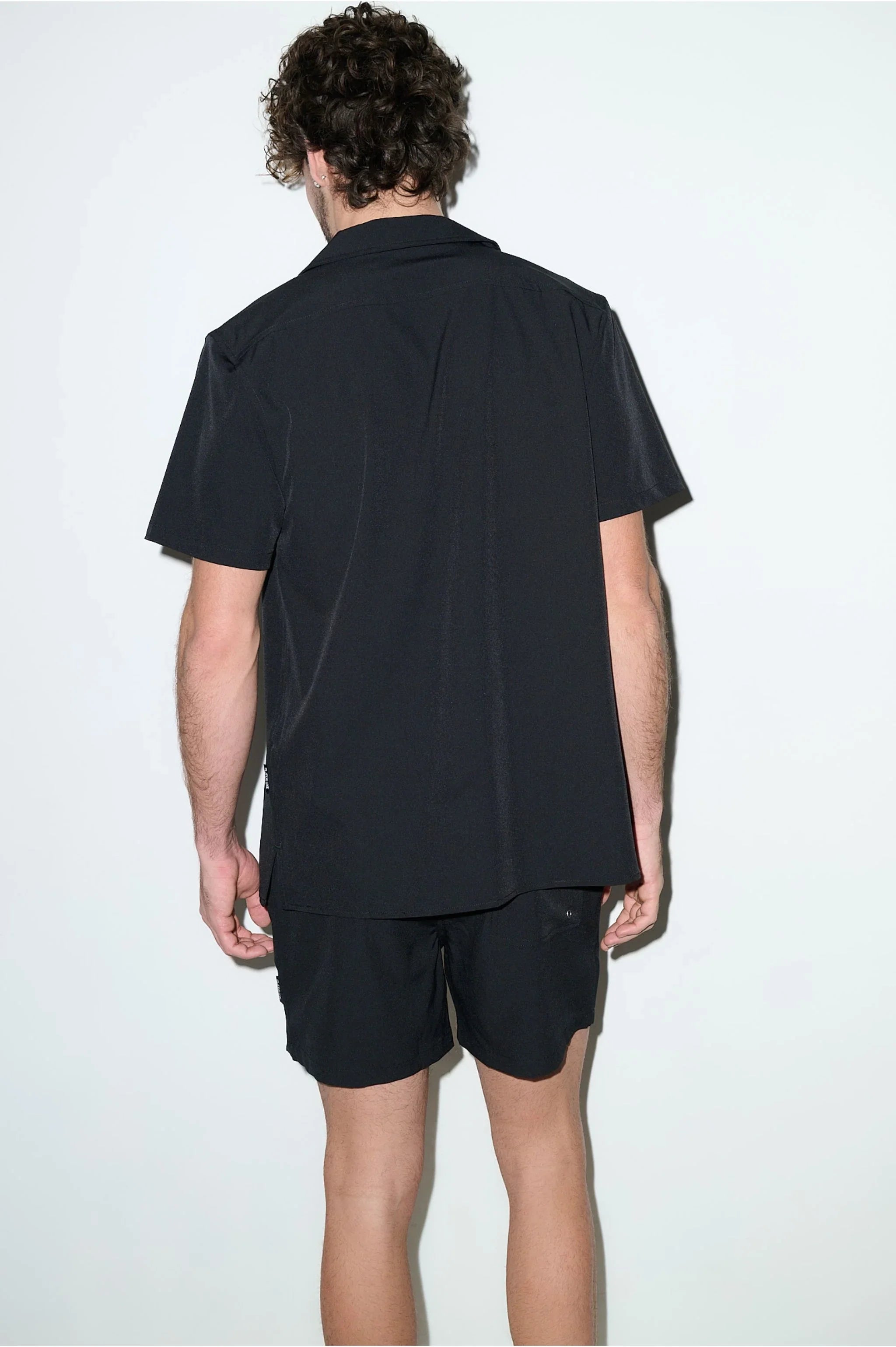 Saint Tropez Cabana Shirt Onyx - PLAYALUXE