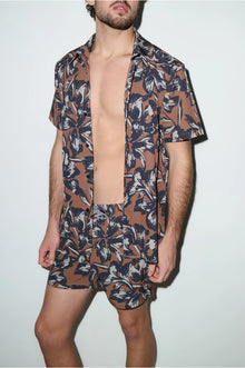 Todos Santos Cabana Set Tobacco Flower - PLAYALUXE