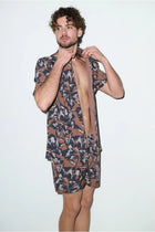 Todos Santos Cabana Set Tobacco Flower - PLAYALUXE