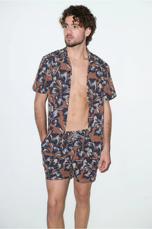 Todos Santos Cabana Set Tobacco Flower - PLAYALUXE