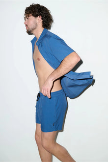 Todos Santos Classic Shirt Petrol Blue - PLAYALUXE