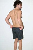 Tulum Volley Swim Trunk Dark Olive - PLAYALUXE