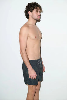 Tulum Volley Swim Trunk Dark Olive - PLAYALUXE